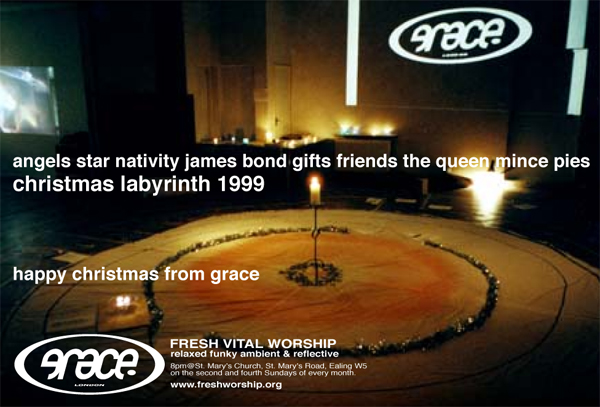 christmas labyrinth flyer 1999